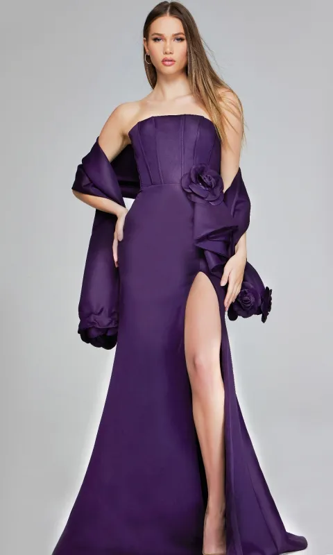 Long Formal Dress: Jovani 40592 sold by PromGirl