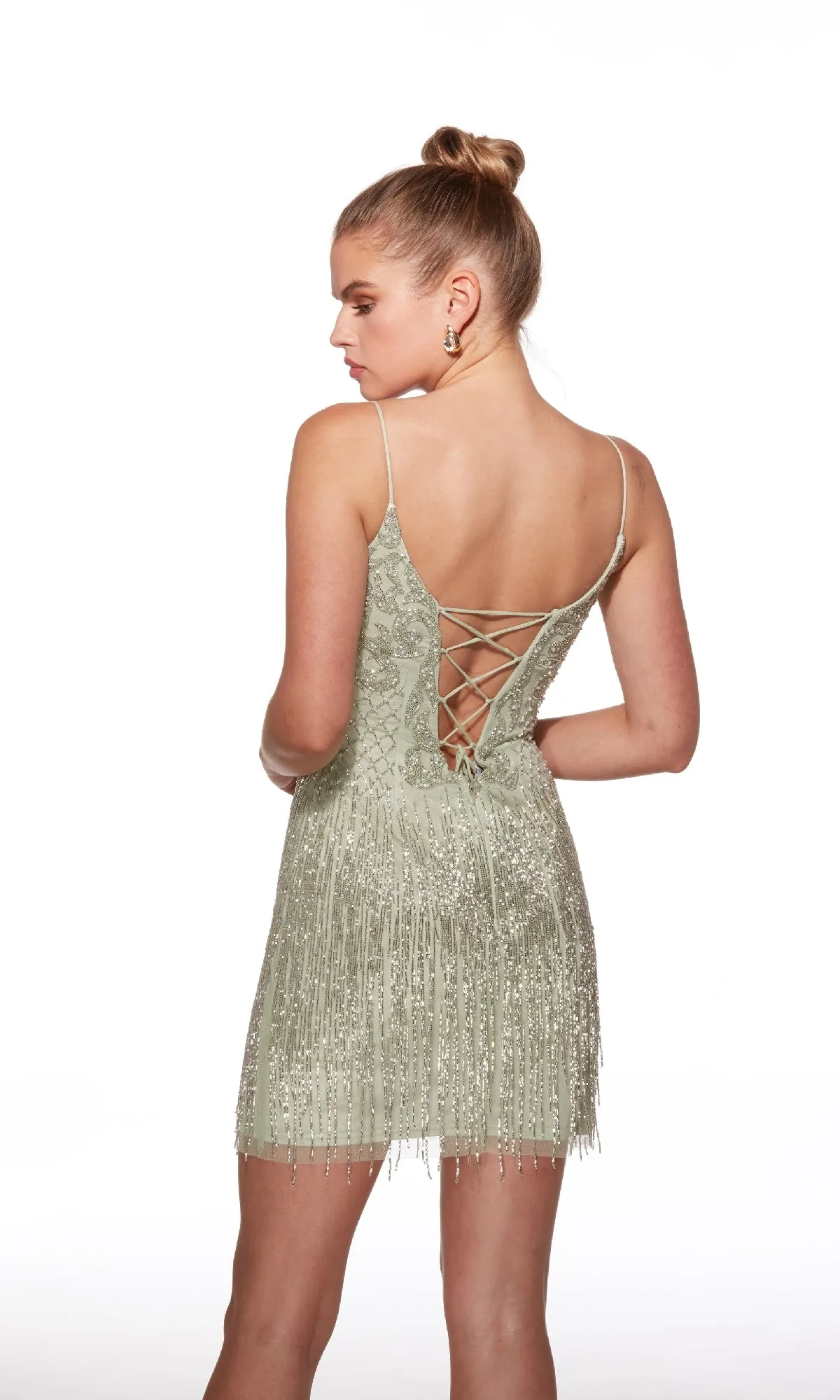 Short Homecoming Dress: Alyce 40102 sold by PromGirl product image thumbnail 2