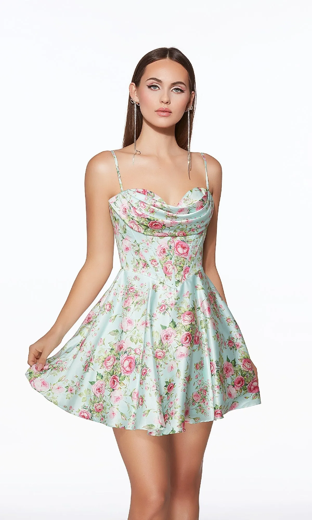 Short Homecoming Dress: Alyce 30043 sold by PromGirl product image thumbnail 4
