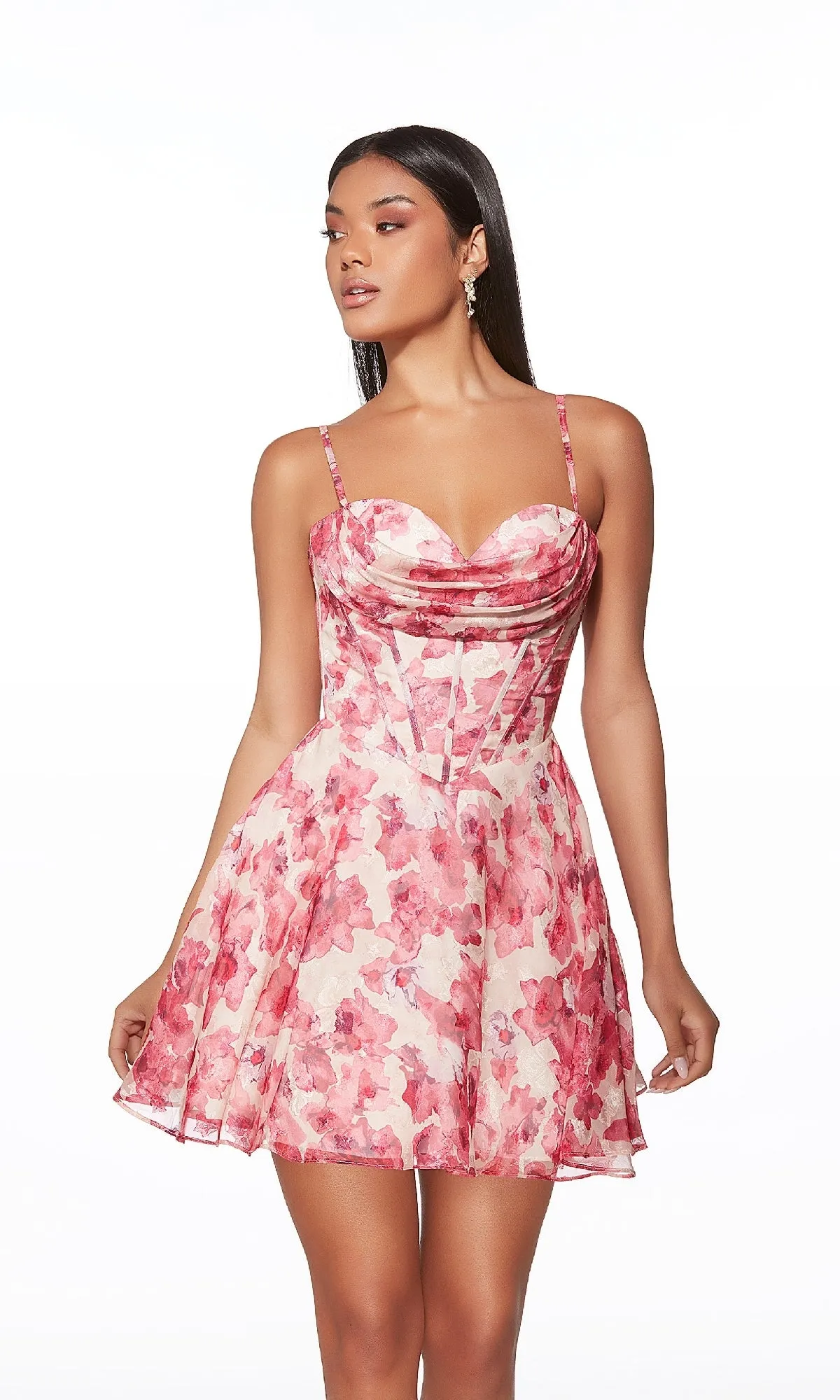 Short Homecoming Dress: Alyce 30033 sold by PromGirl product image thumbnail 3