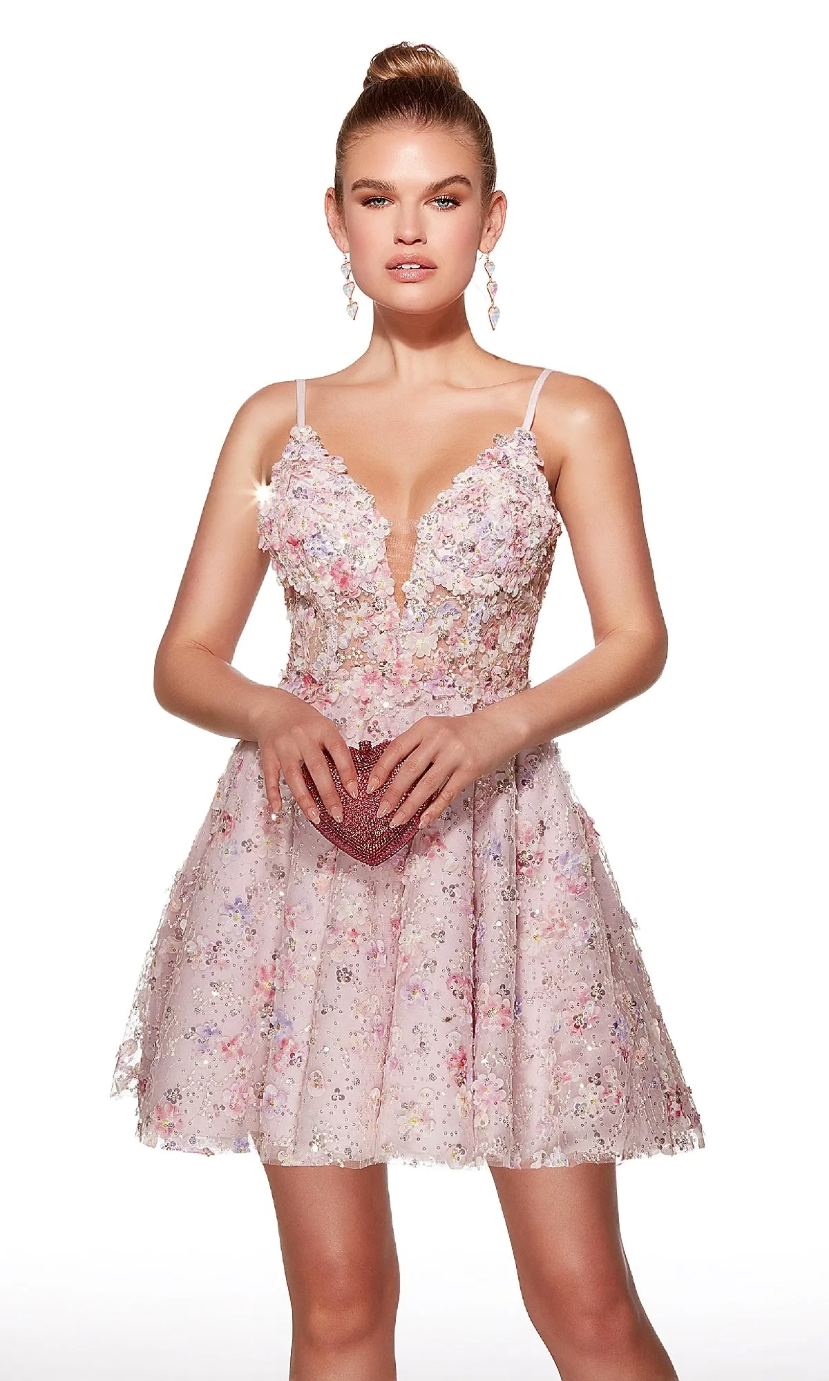 Short Homecoming Dress: Alyce 30017 sold by PromGirl product image thumbnail 3