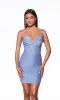Strapless Short Corset Hoco Dress: Alyce 40042 sold by PromGirl