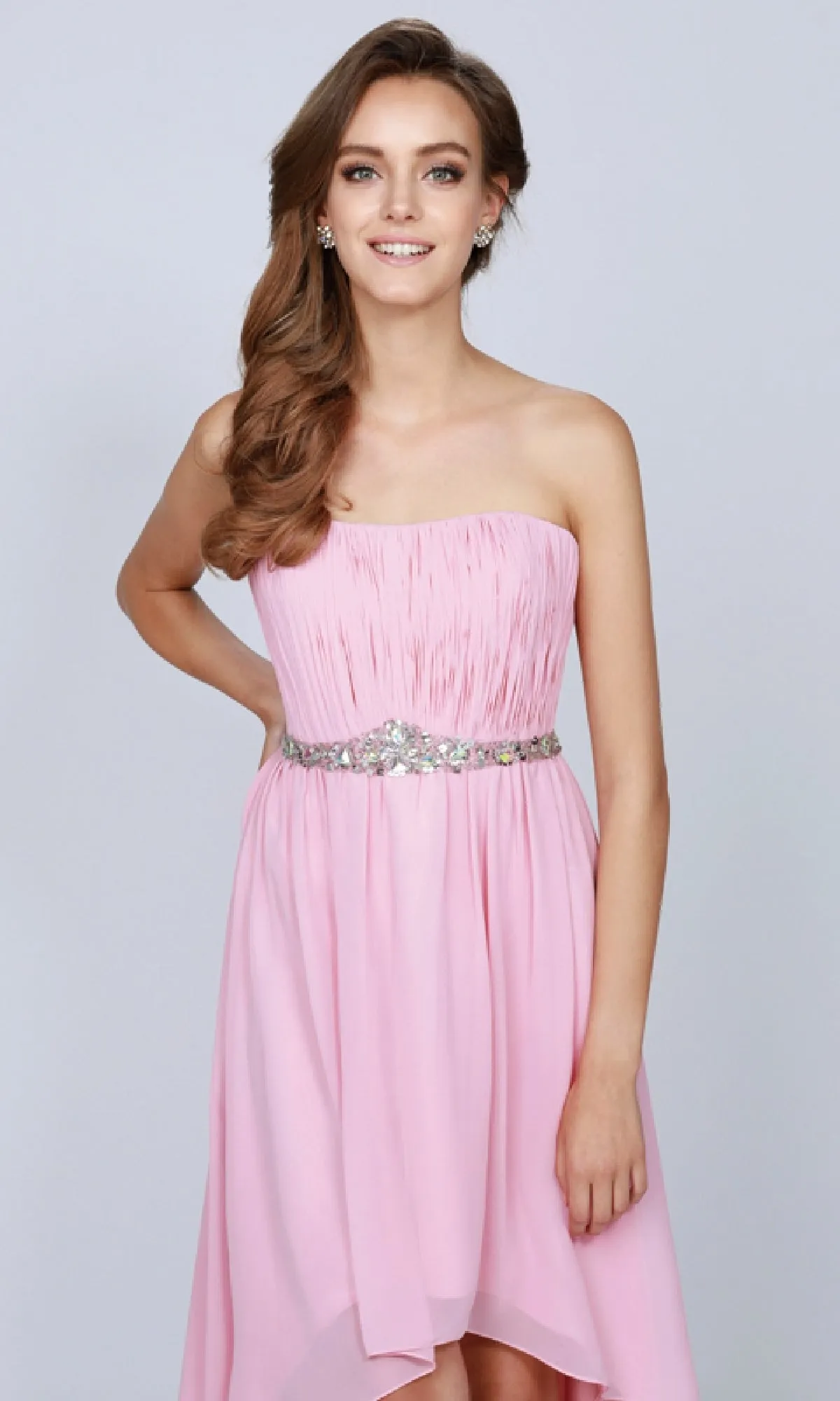 High-Low Semi-Formal Dress: Juliet 747 sold by PromGirl product image thumbnail 5