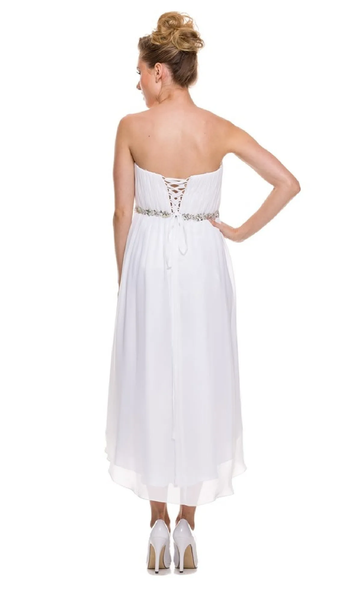 High-Low Semi-Formal Dress: Juliet 747 sold by PromGirl product image thumbnail 4