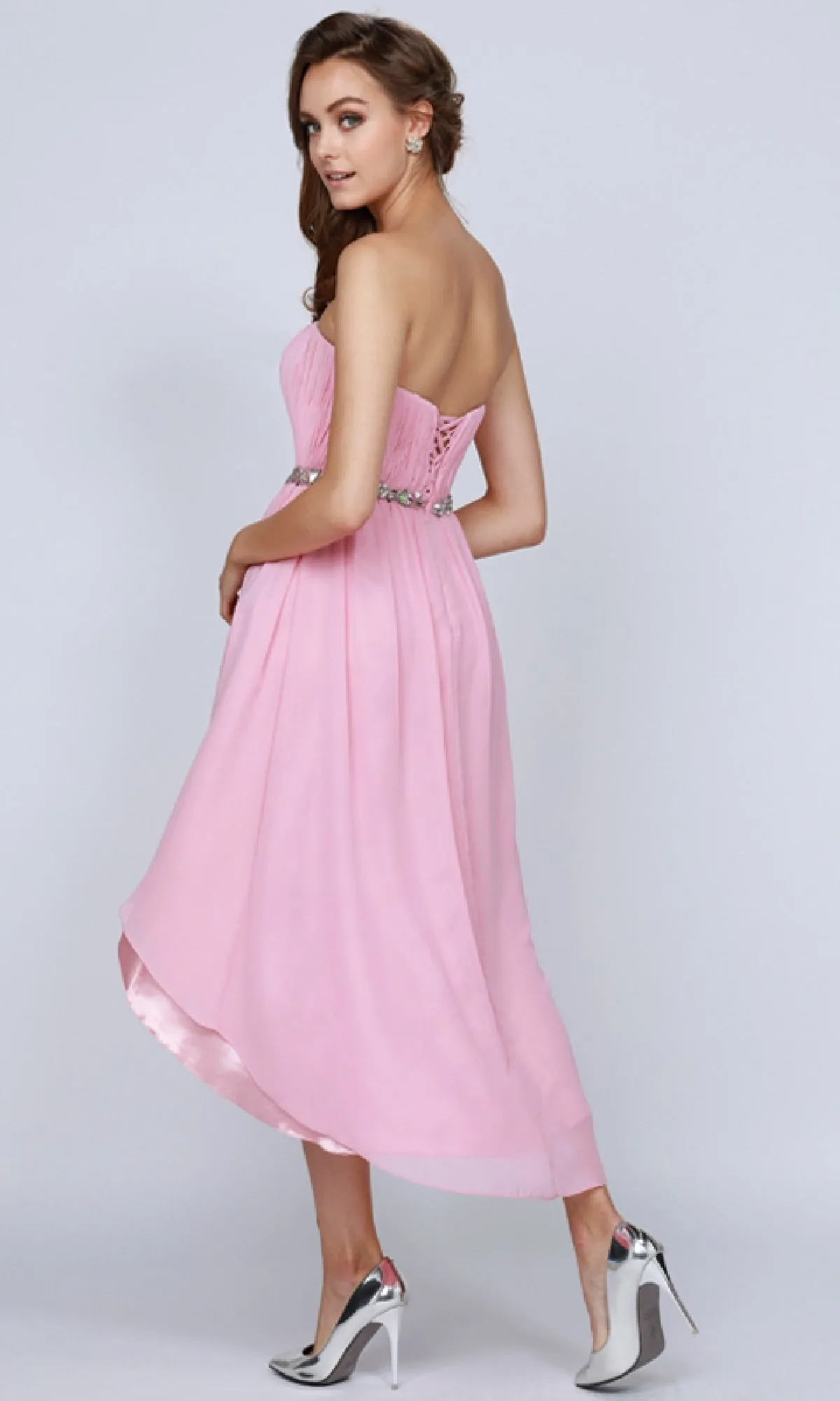 High-Low Semi-Formal Dress: Juliet 747 sold by PromGirl product image thumbnail 2