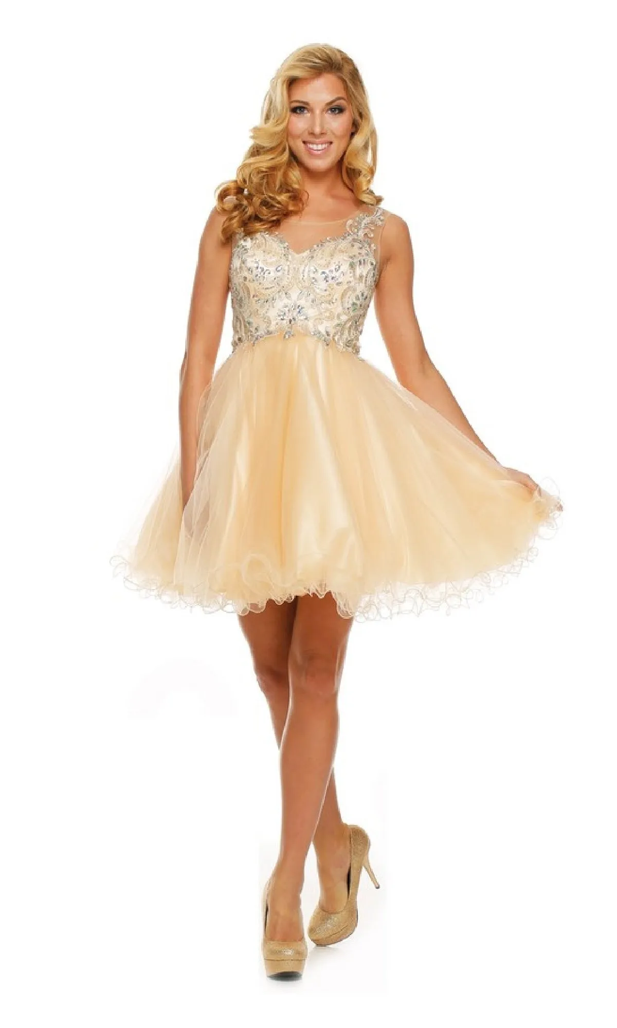 Short Hoco Dress: Juliet 749 sold by PromGirl product image thumbnail 4