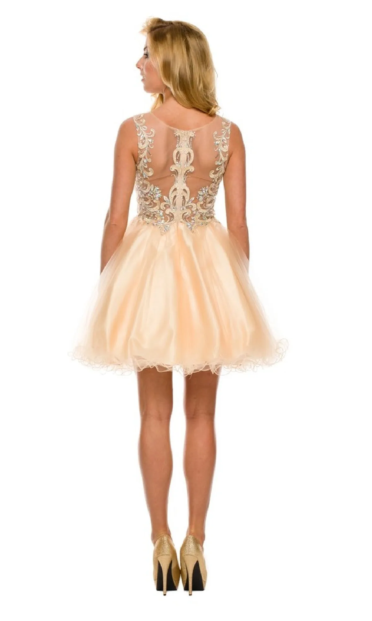 Short Hoco Dress: Juliet 749 sold by PromGirl product image thumbnail 5