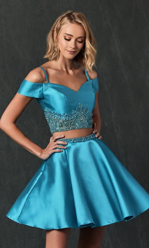 Short Two-Piece Hoco Dress: Juliet 790 sold by PromGirl