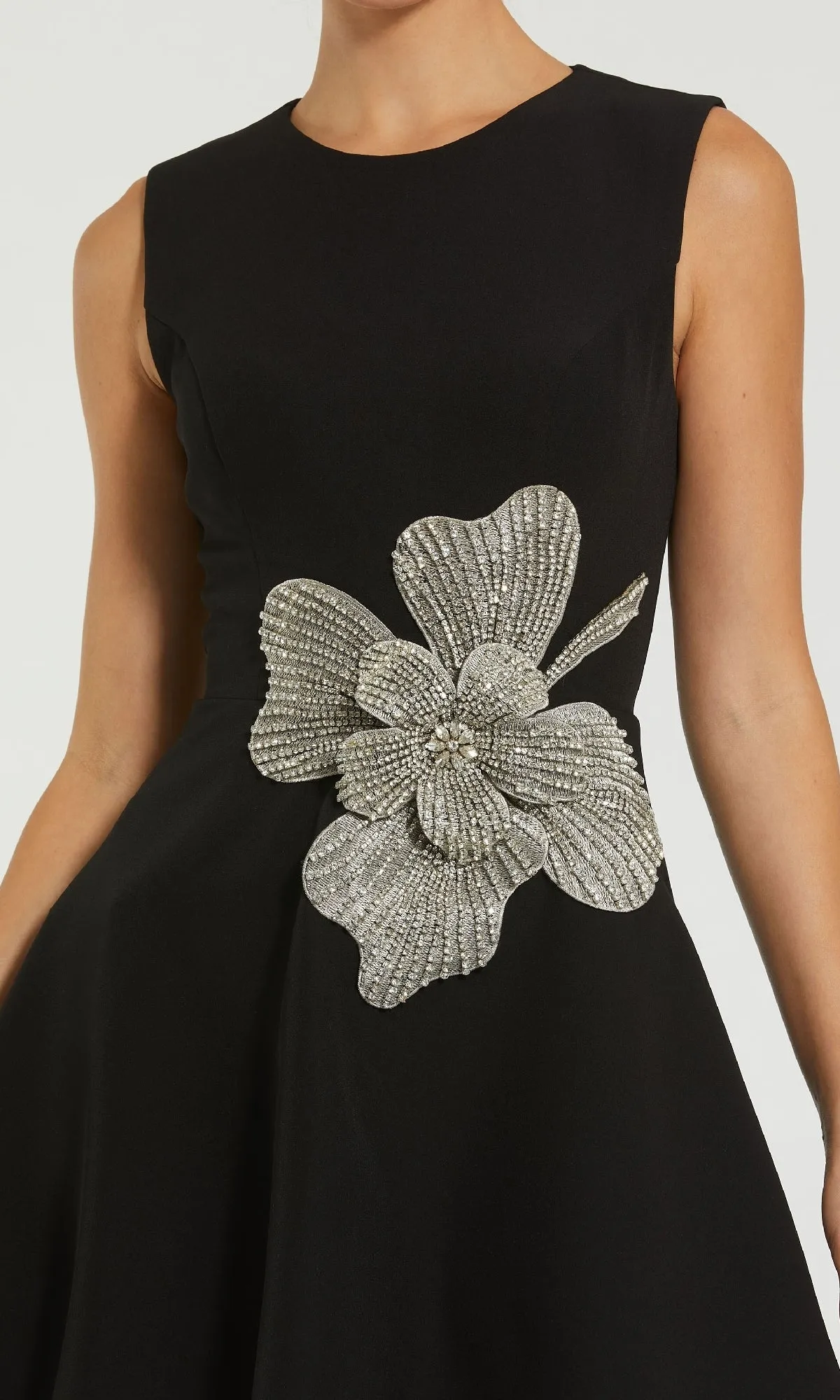 Short Black Cocktail Dress: Mac Duggal 11829 sold by PromGirl product image thumbnail 3