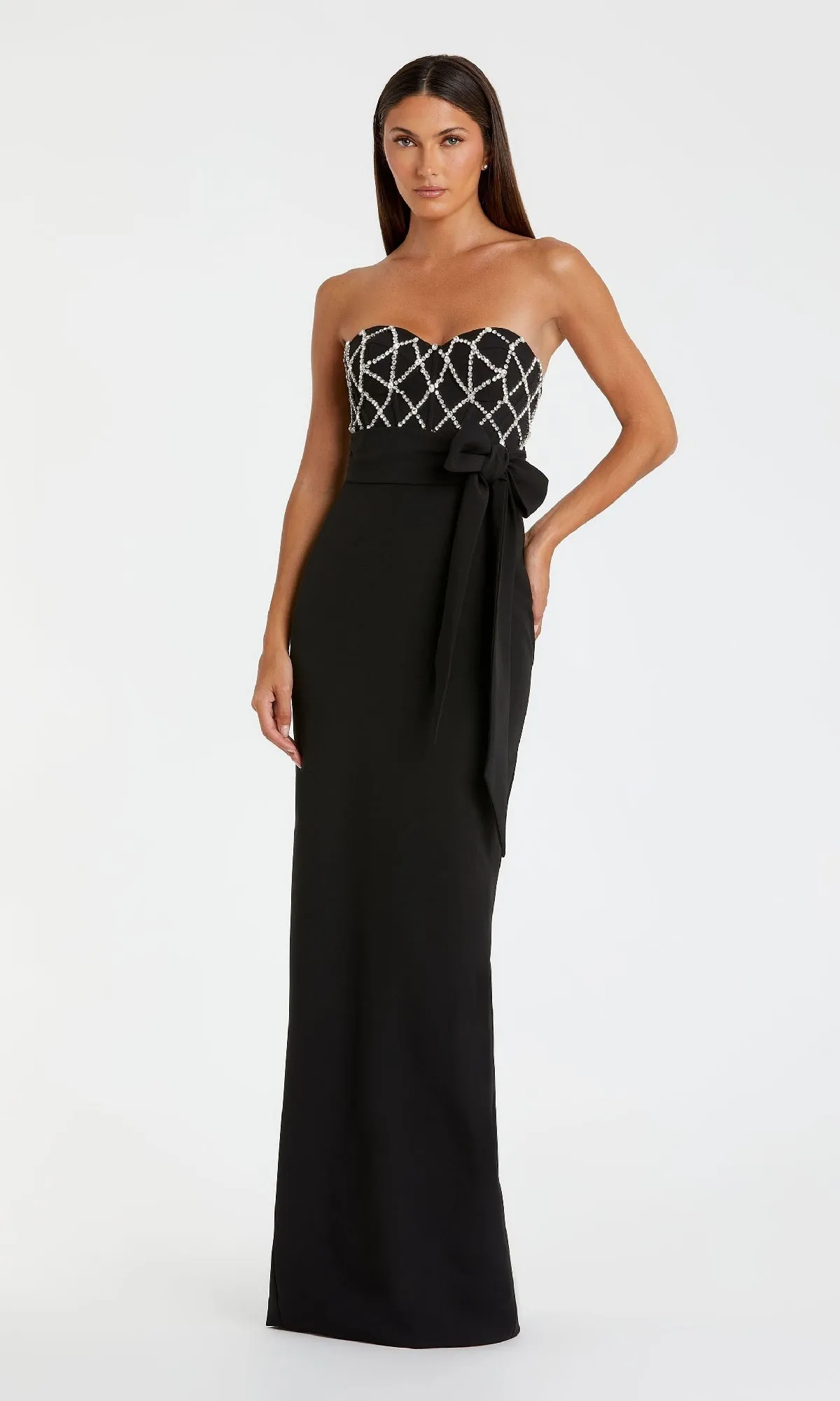 Strapless Sweetheart Formal Gown: Mac Duggal 2294 sold by PromGirl