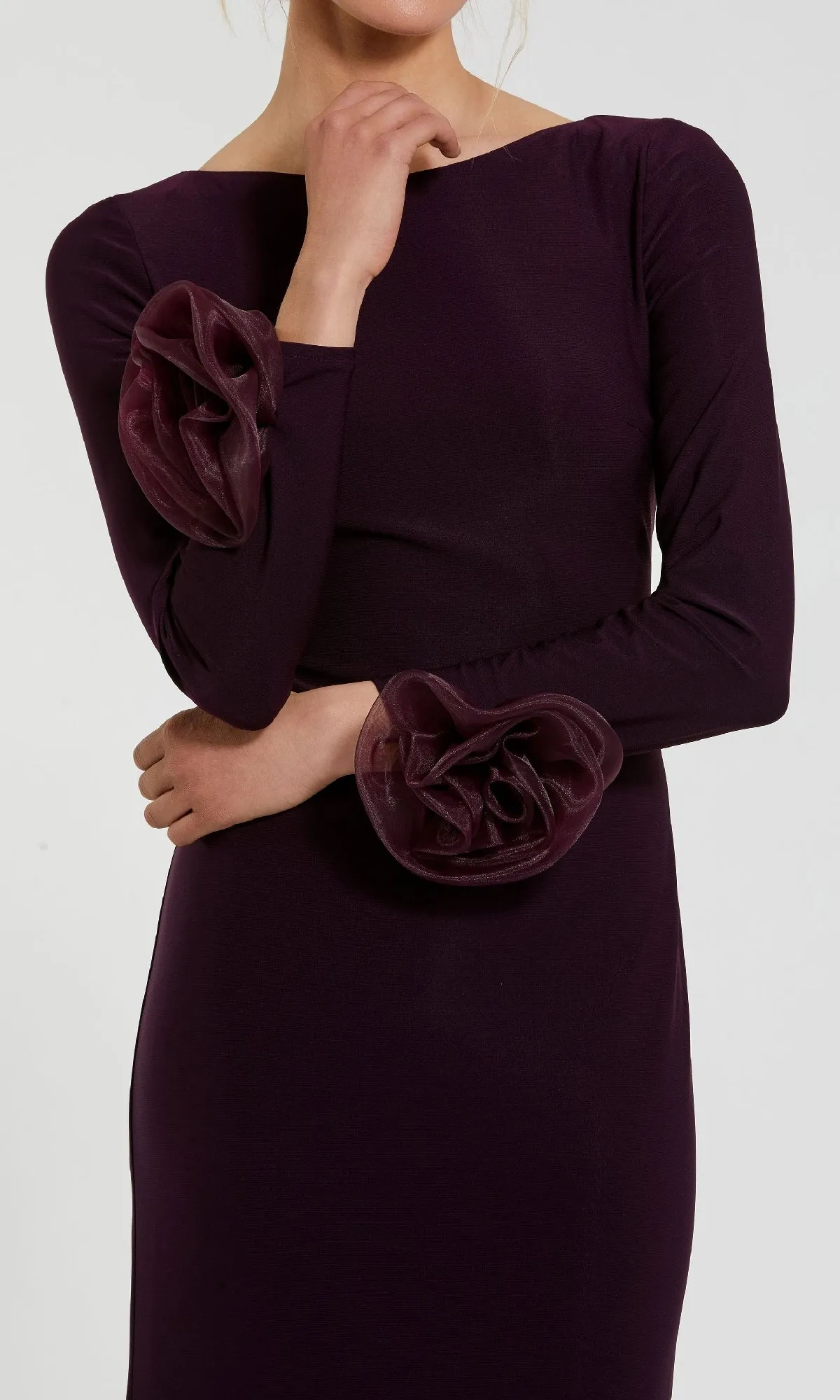 Long Sleeve Long Formal Dress: Mac Duggal 49949 sold by PromGirl product image thumbnail 3