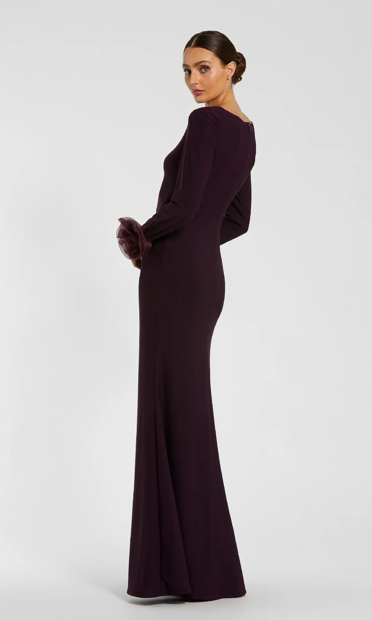 Long Sleeve Long Formal Dress: Mac Duggal 49949 sold by PromGirl product image thumbnail 2