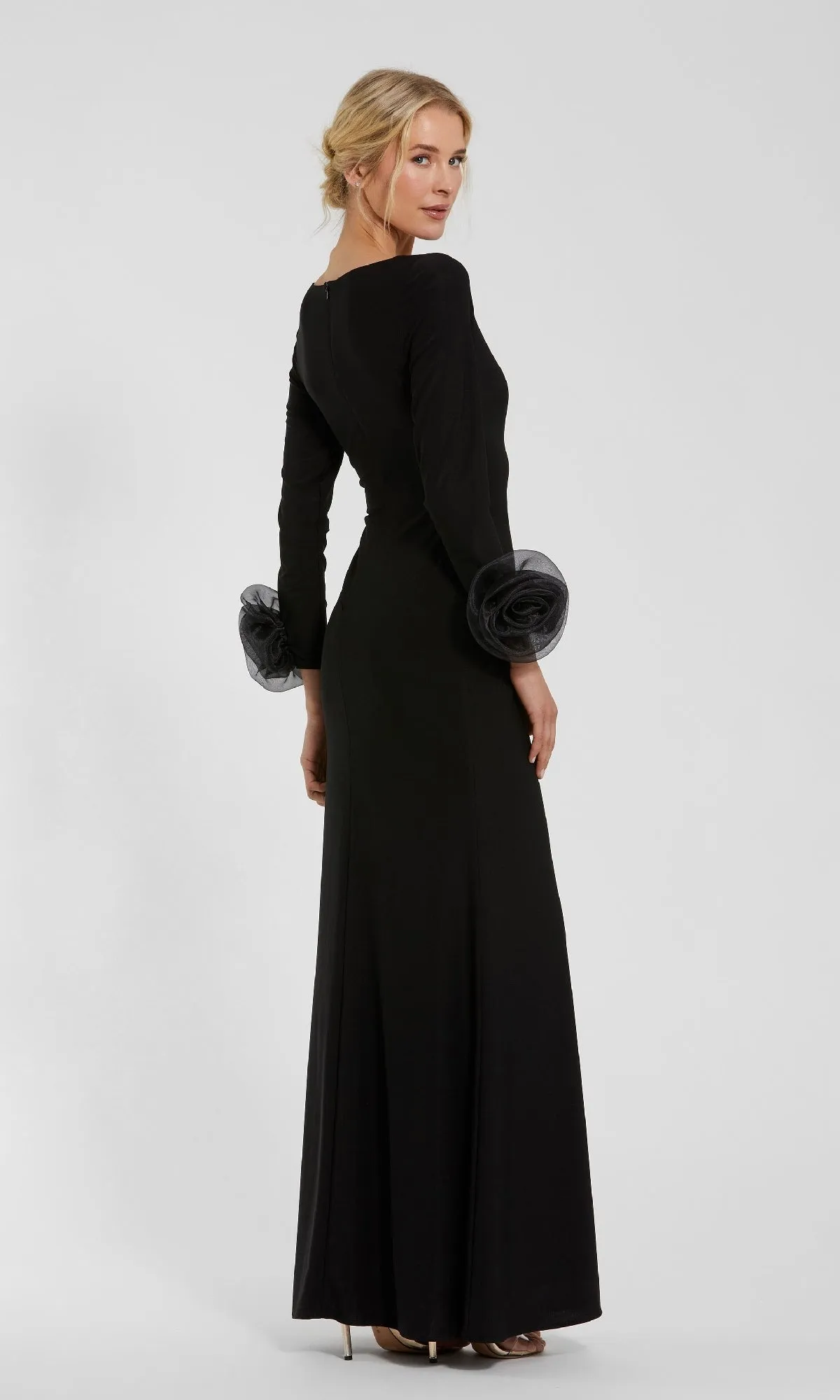 Long Sleeve Long Formal Dress: Mac Duggal 49949 sold by PromGirl product image thumbnail 5