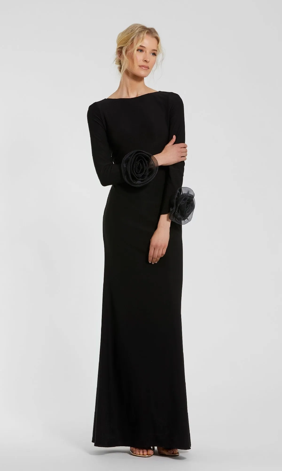 Long Sleeve Long Formal Dress: Mac Duggal 49949 sold by PromGirl product image thumbnail 4