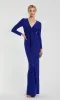 Cobalt Blue Formal Gown: Mac Duggal 44064 sold by PromGirl