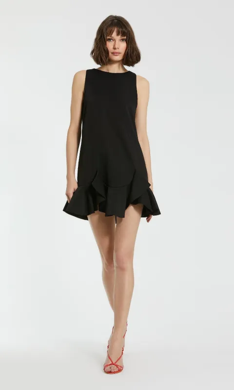 Black Cocktail Party Dress: Mac Duggal 20957 sold by PromGirl