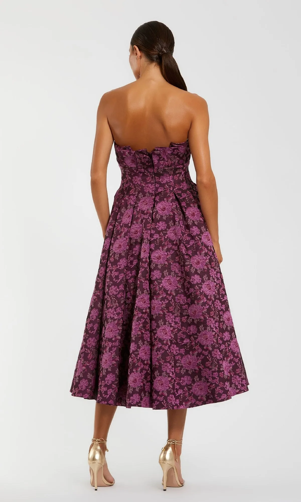 Strapless Wedding Guest Dress: Mac Duggal 56159 sold by PromGirl product image thumbnail 2