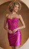 Lace-Up Strapless Bodycon Short Hoco Dress BZ9028S sold by PromGirl