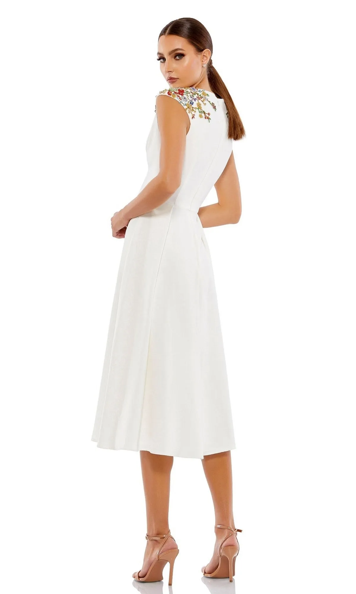 Short Wedding Guest Dress 70214 by Mac Duggal sold by PromGirl product image thumbnail 5