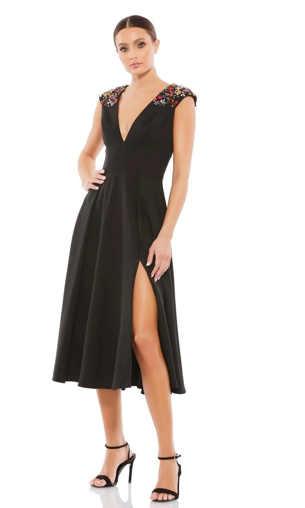 Short Wedding Guest Dress 70214 by Mac Duggal sold by PromGirl