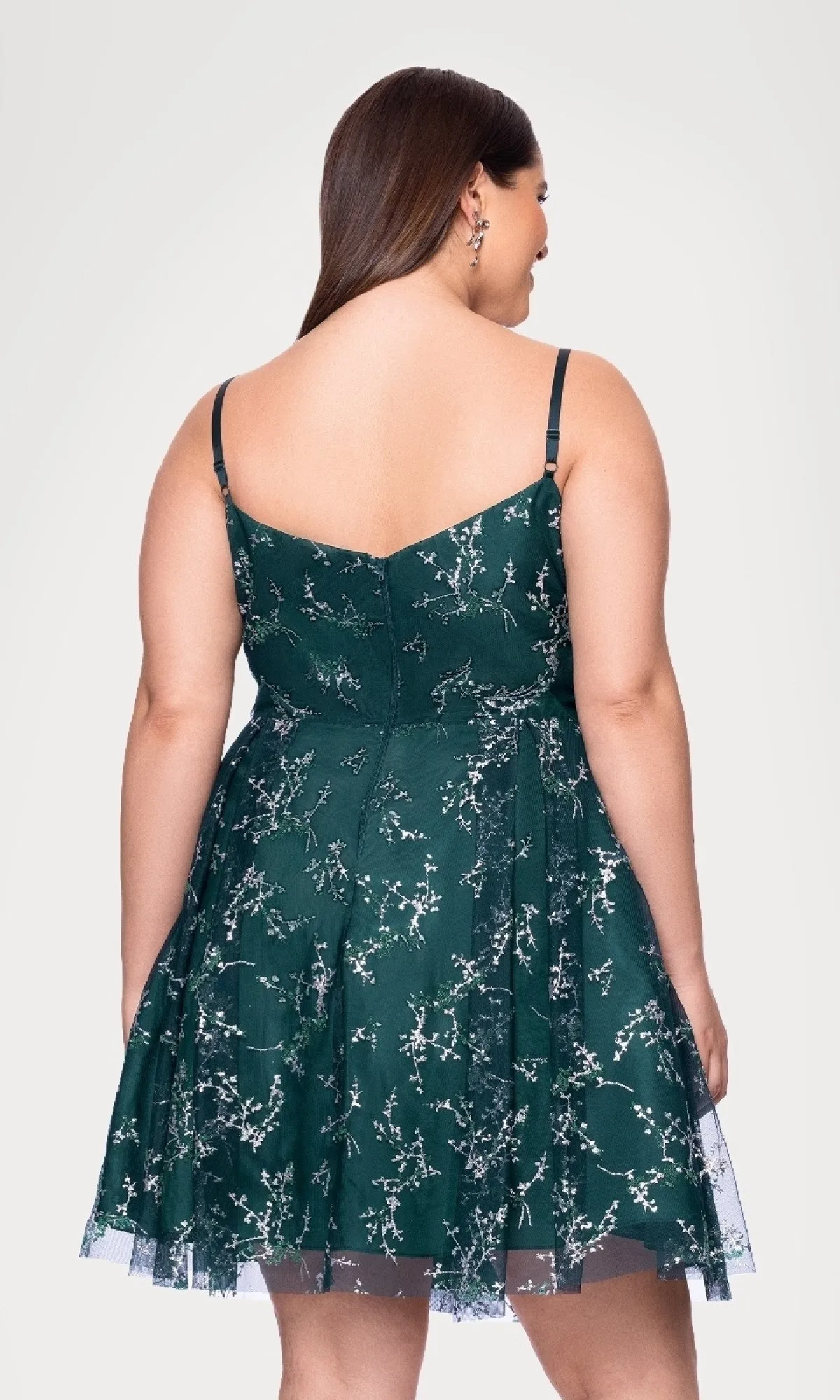 Plus Short Green Hoco Dress: Blondie Nites 4884BNW sold by PromGirl product image thumbnail 2