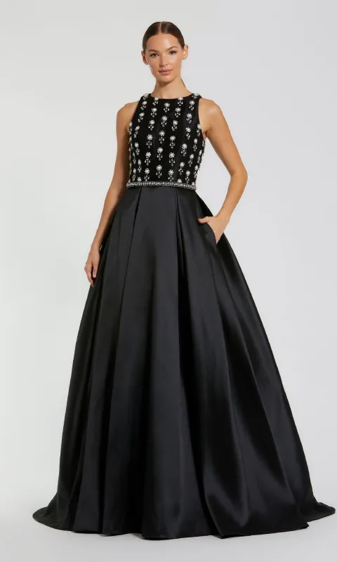 Long Formal Dress: Mac Duggal 48803 sold by PromGirl