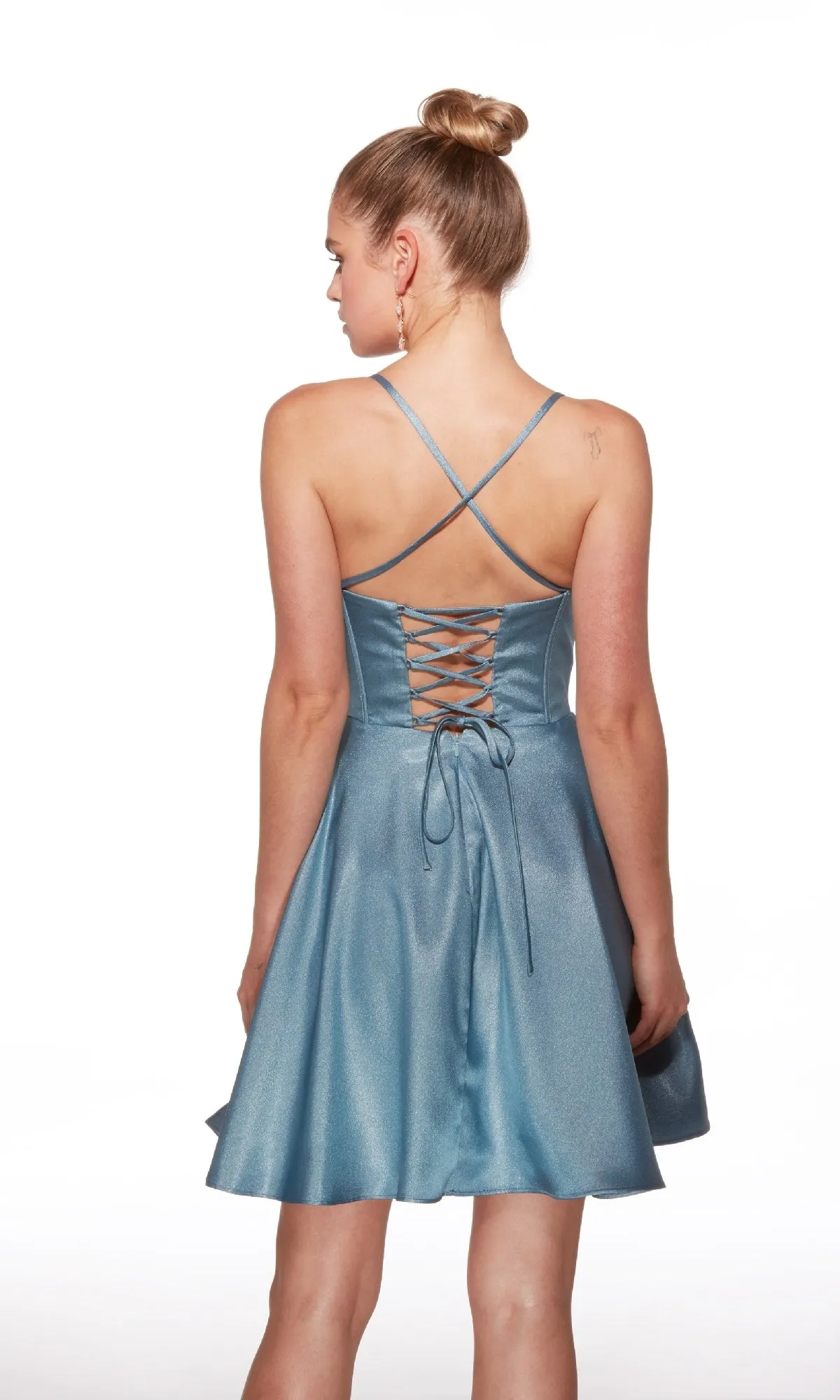 Short Homecoming Dress: Alyce 30047 sold by PromGirl product image thumbnail 2