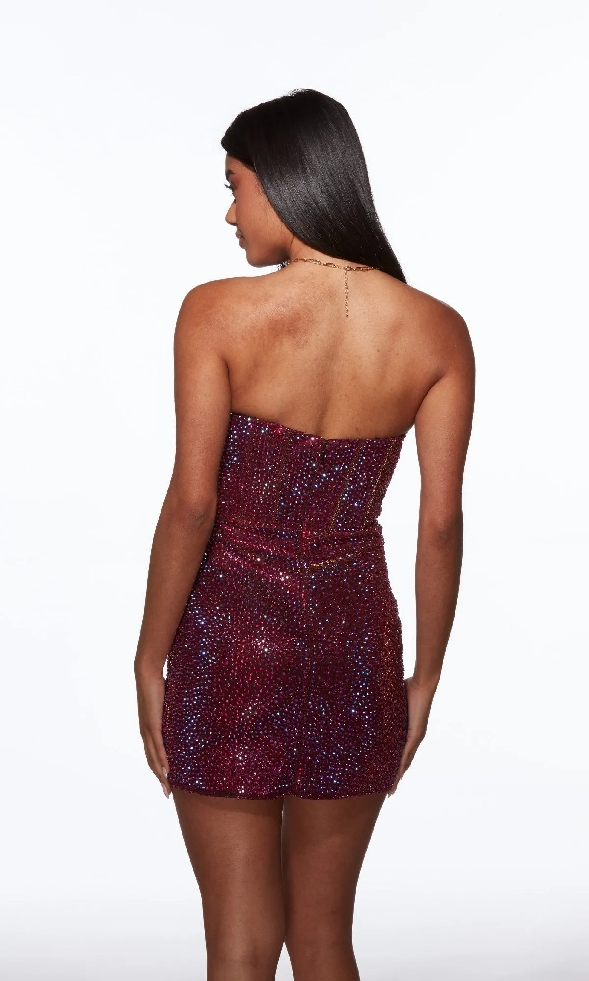 Short Homecoming Dress: Alyce 40104 sold by PromGirl product image thumbnail 2