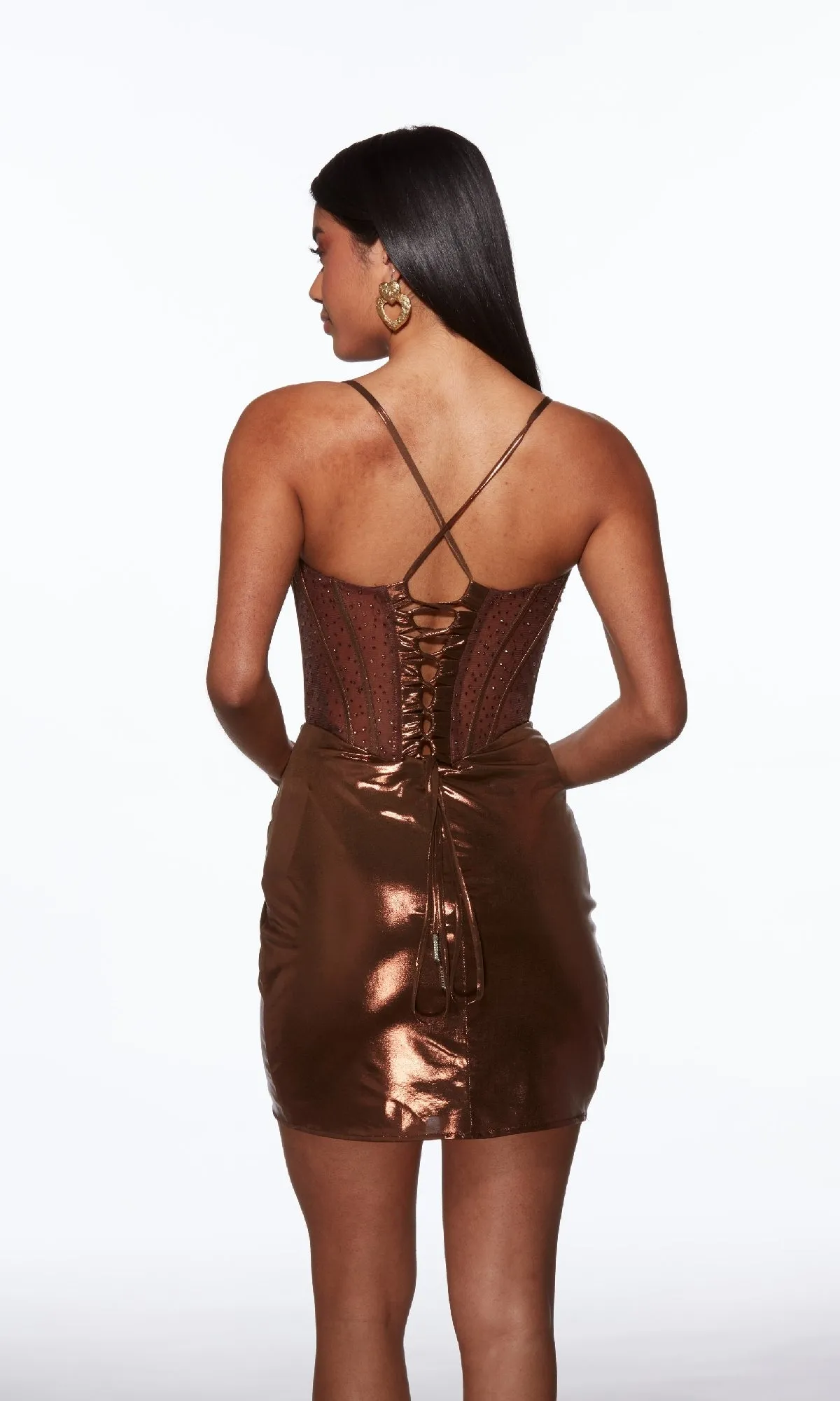 Short Homecoming Dress: Alyce 40103 sold by PromGirl product image thumbnail 2