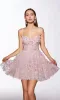 Short Homecoming Dress: Alyce 30003 sold by PromGirl