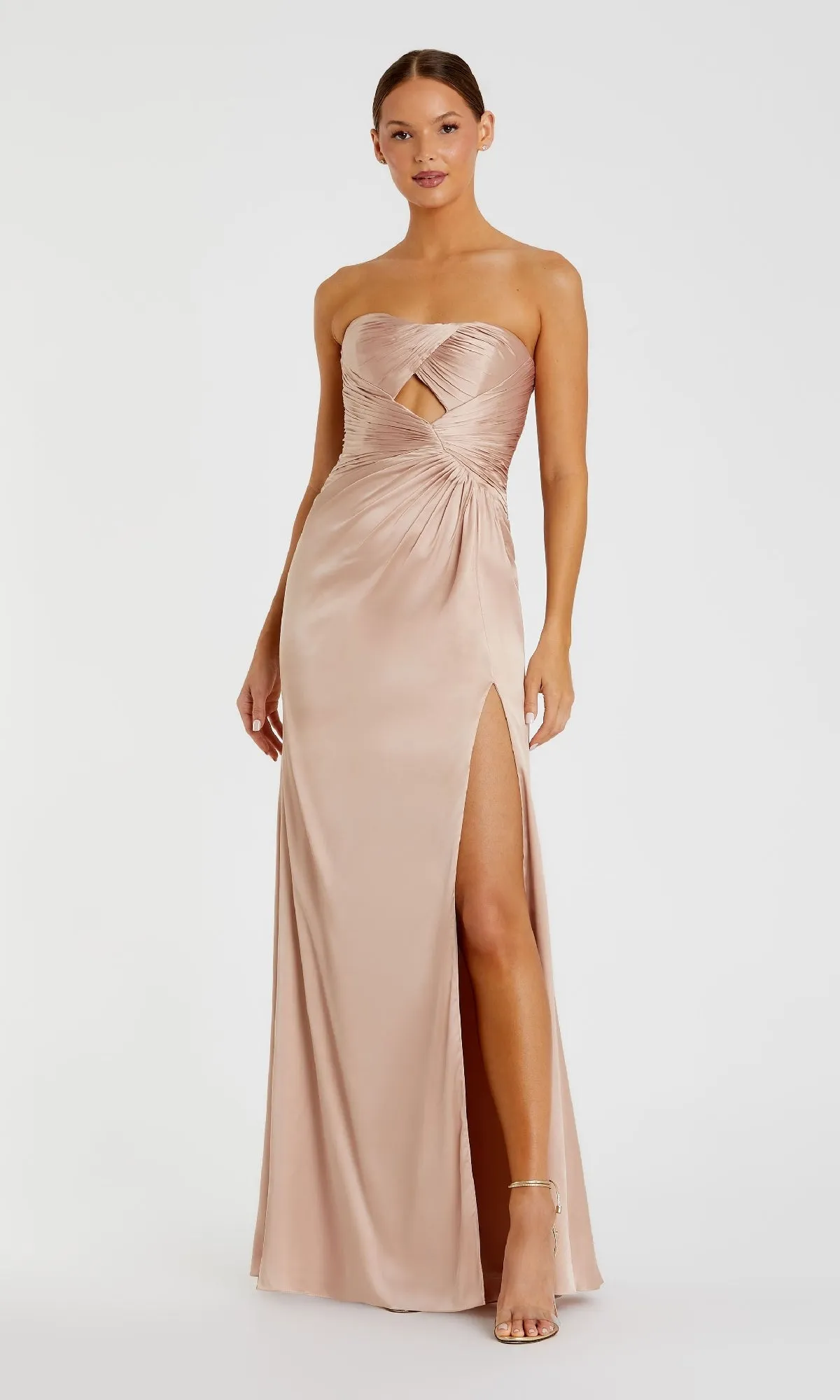 Strapless Long Formal Dress: Mac Duggal 68837 sold by PromGirl