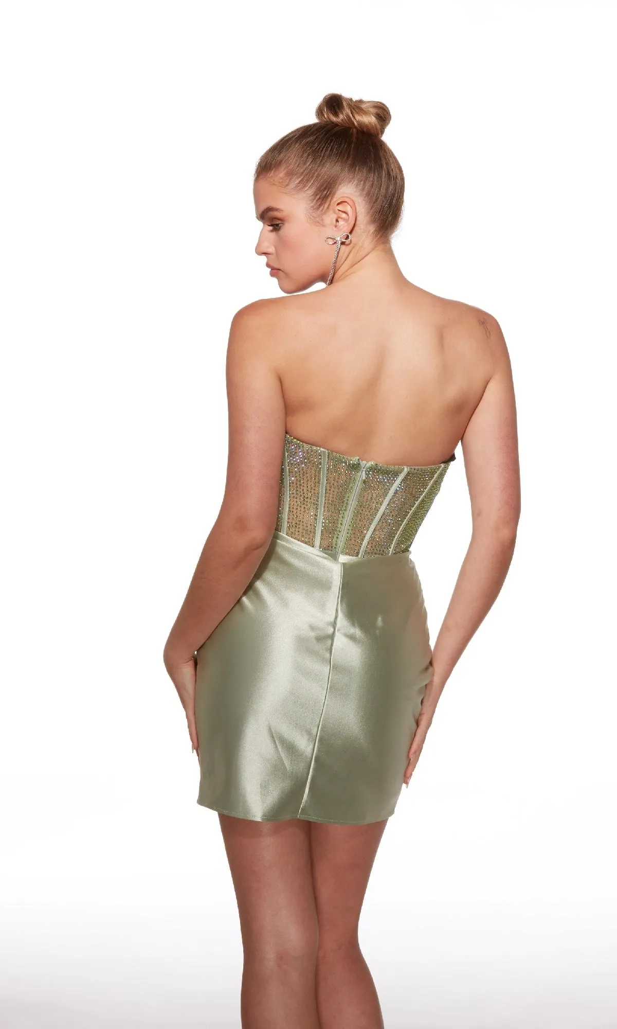 Short Homecoming Dress: Alyce 40054 sold by PromGirl product image thumbnail 2