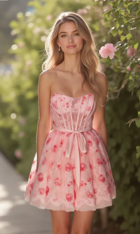 Short Homecoming Dress: Alyce 30019 sold by PromGirl
