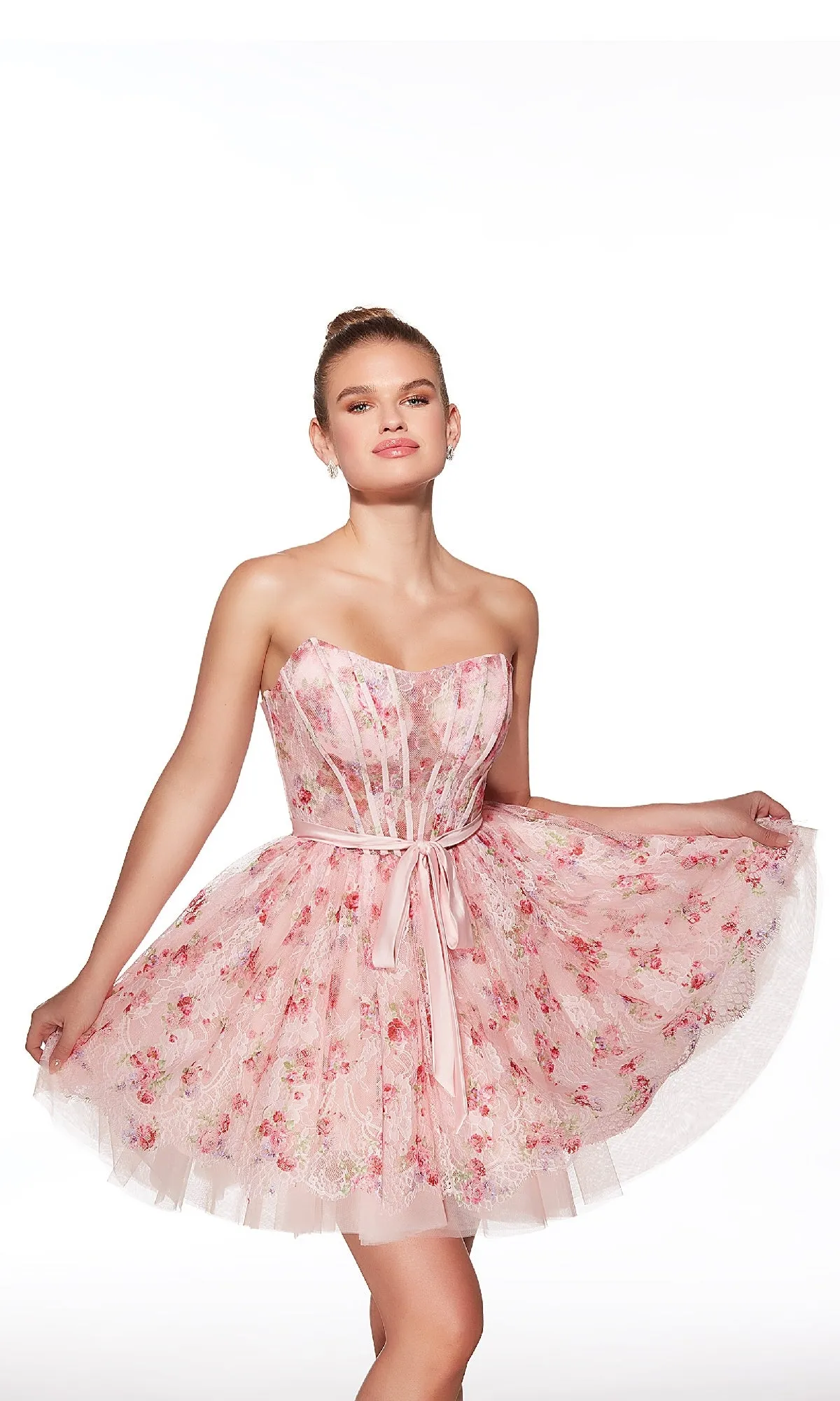 Short Homecoming Dress: Alyce 30019 sold by PromGirl product image thumbnail 4
