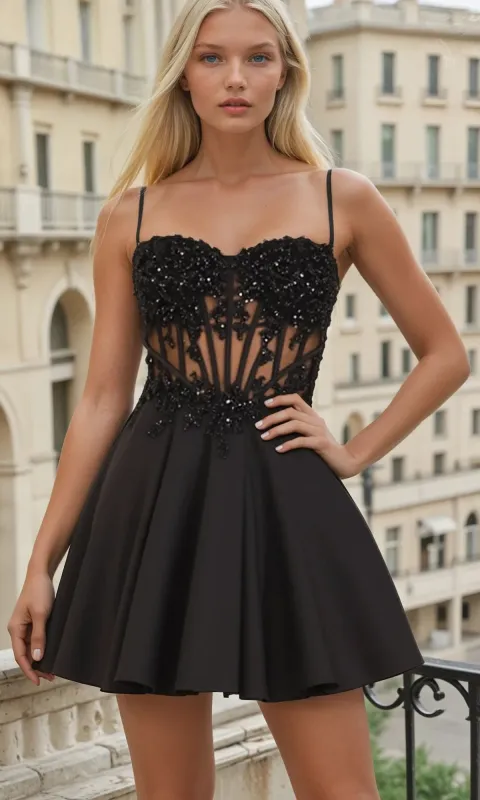 Short Homecoming Dress: PromGirl Exclusive 250174 sold by PromGirl