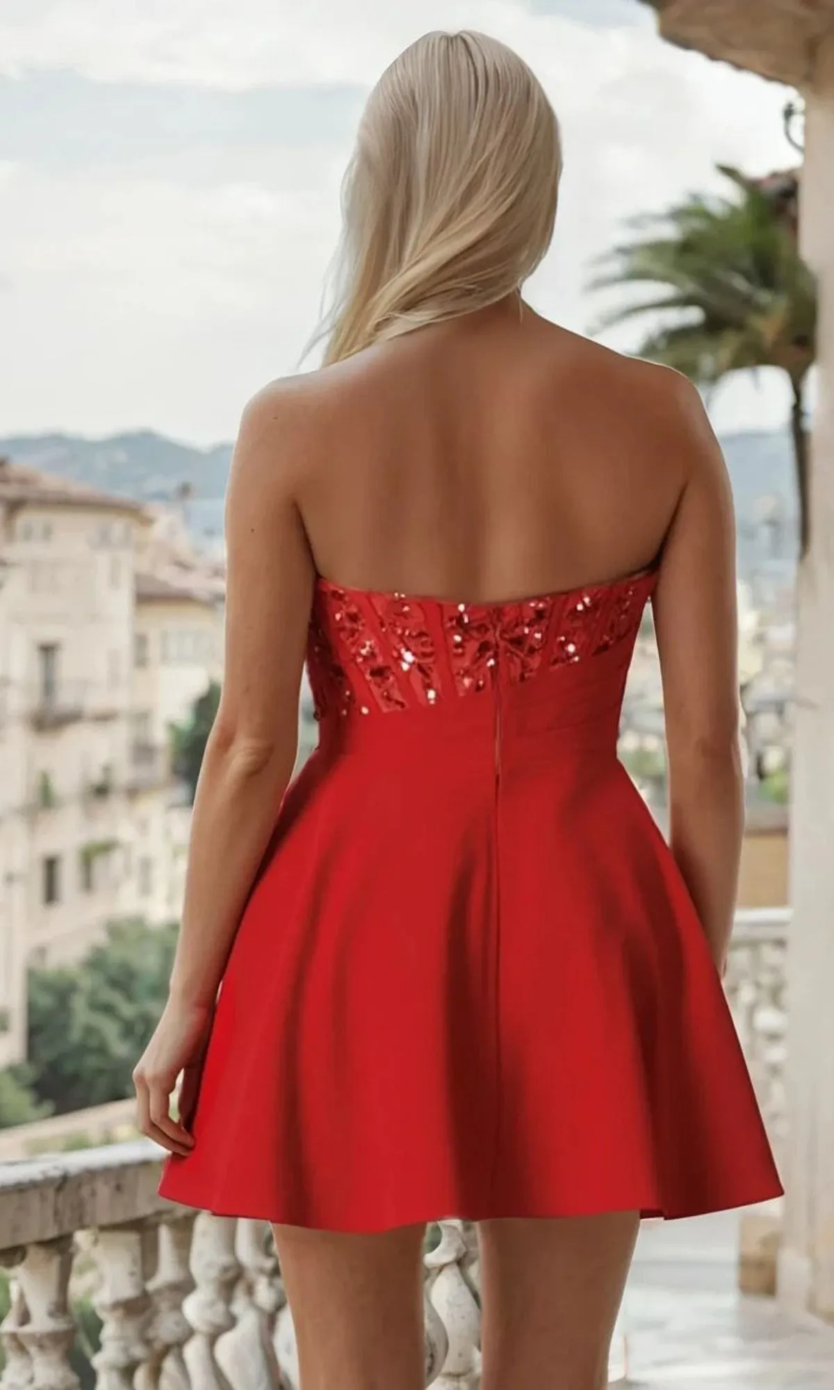 Sparkly Corset Hoco Dress: PromGirl Exclusive 250153 sold by PromGirl product image thumbnail 2