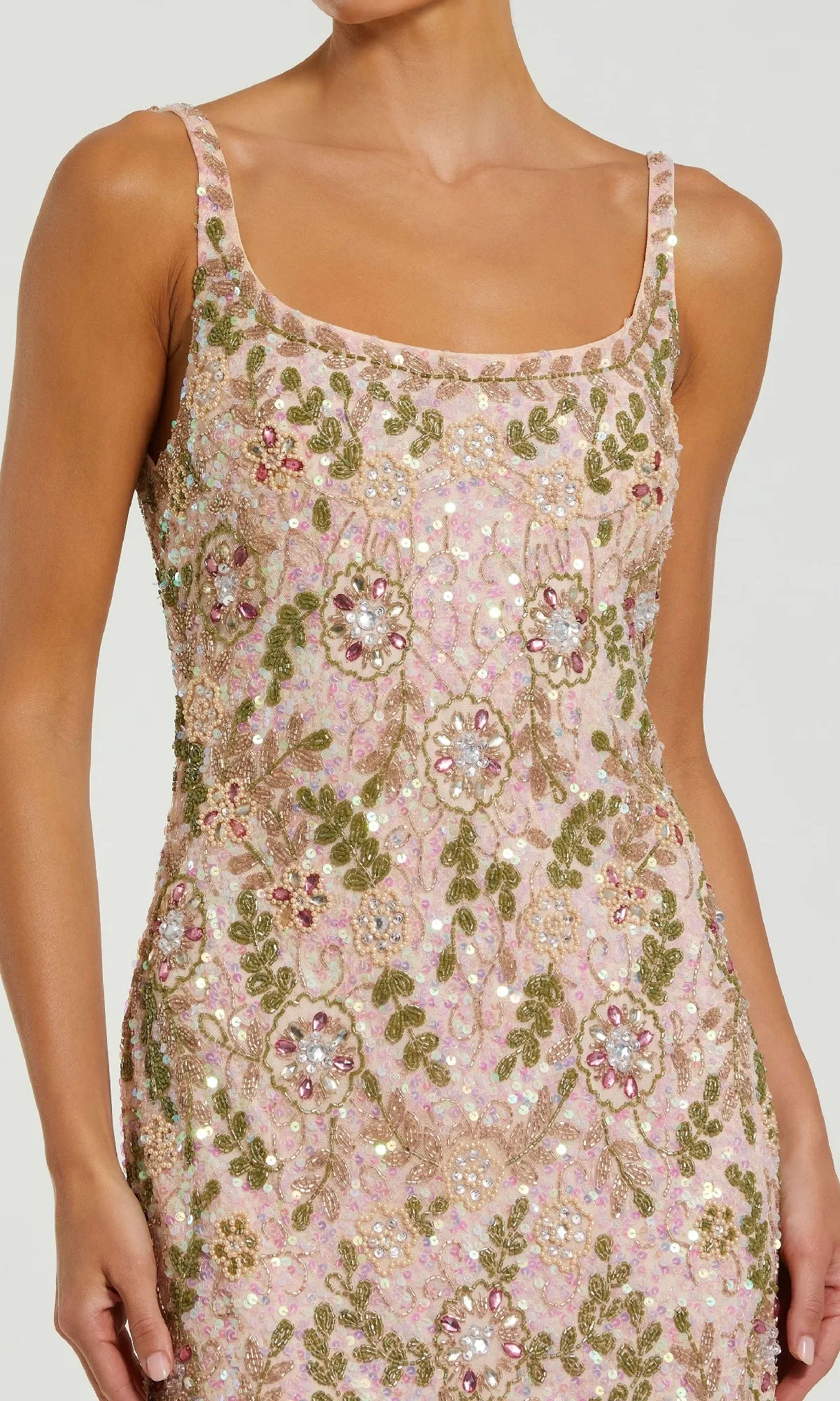 Sequin Formal Dress with Back Slit: Mac Duggal 10755 sold by PromGirl product image thumbnail 3