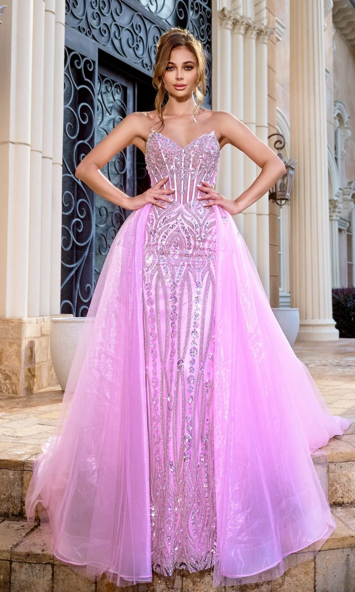 Long Prom Dress PS24529 by Portia and Scarlett sold by PromGirl product image thumbnail 3
