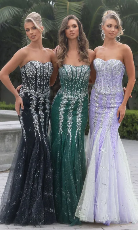 Long Prom Dress: Portia and Scarlett PS25169 sold by PromGirl