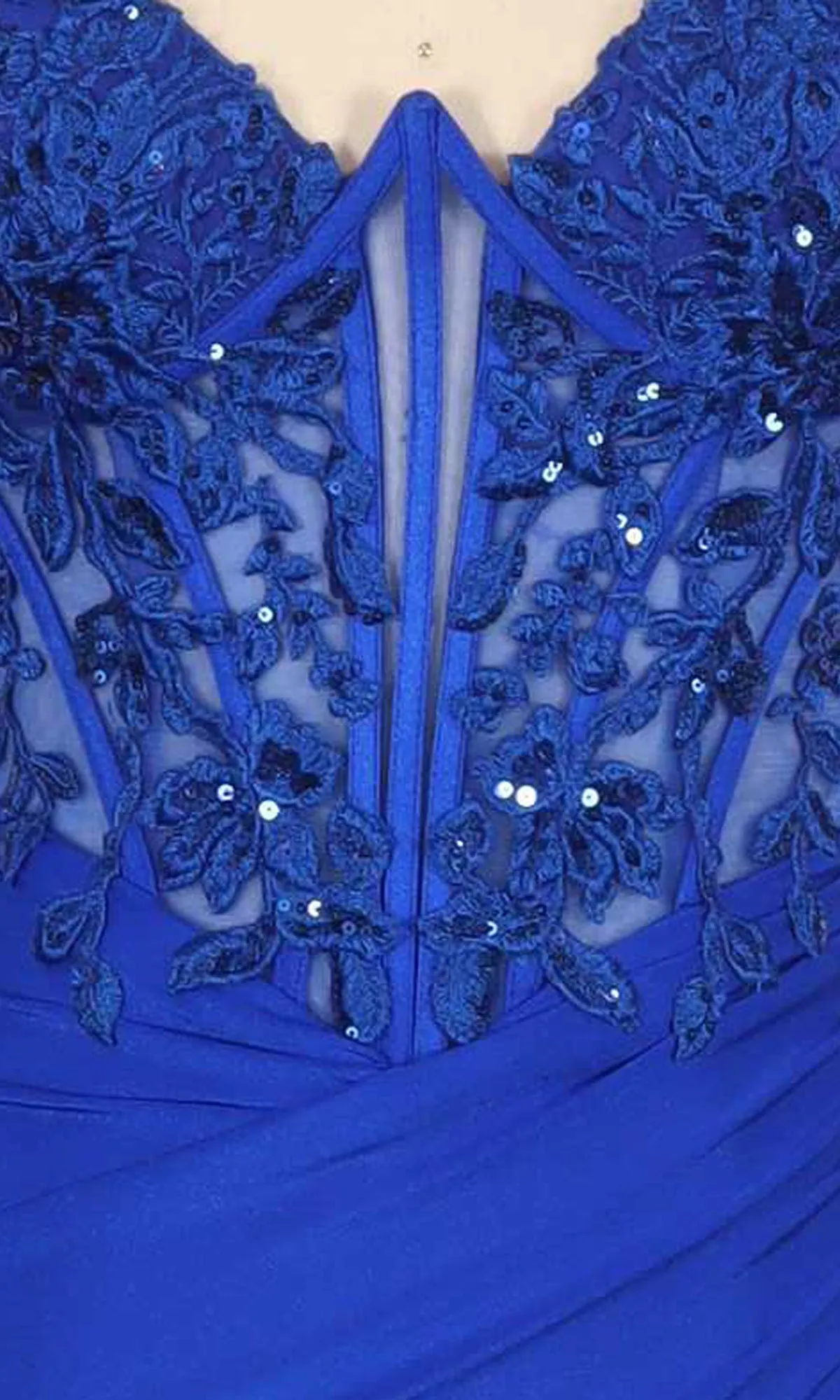 Ruched Floral Hoco Dress: PromGirl Exclusive 250144 sold by PromGirl product image thumbnail 3