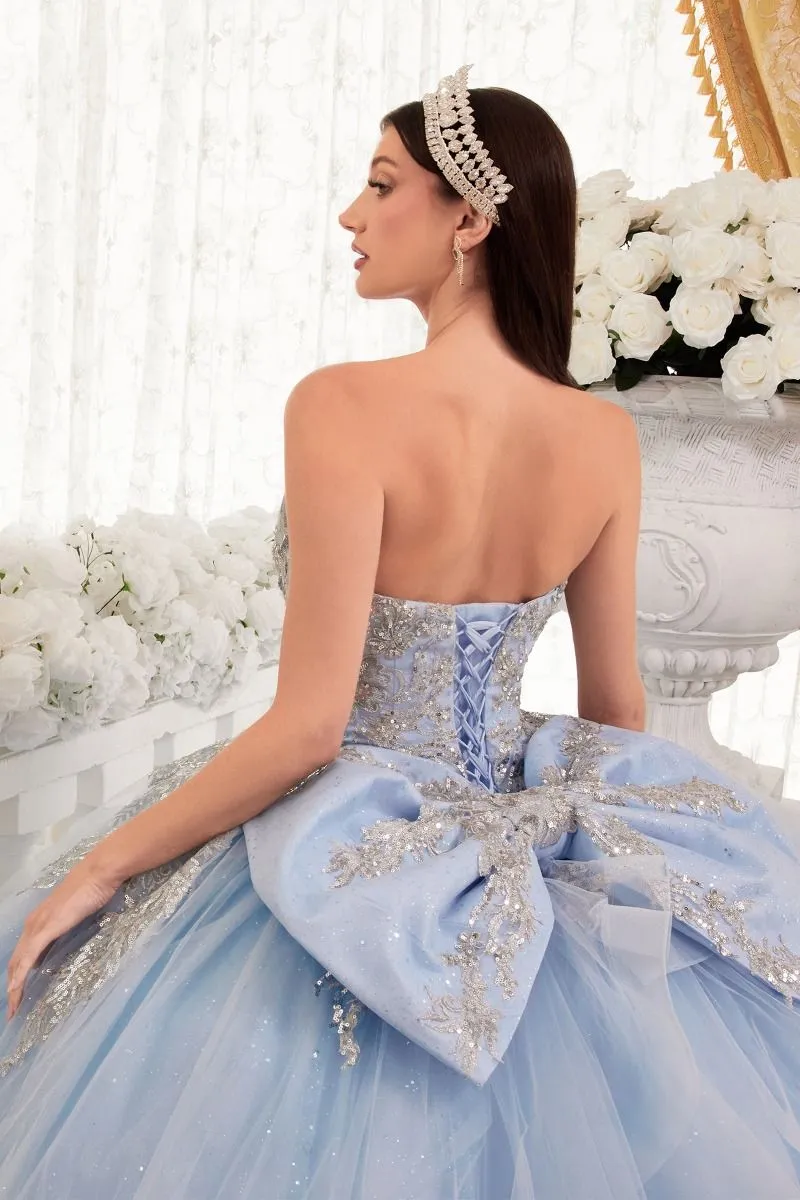 Ladivine Strapless Quinceanera Dress 15715 sold by PromGirl product image thumbnail 4