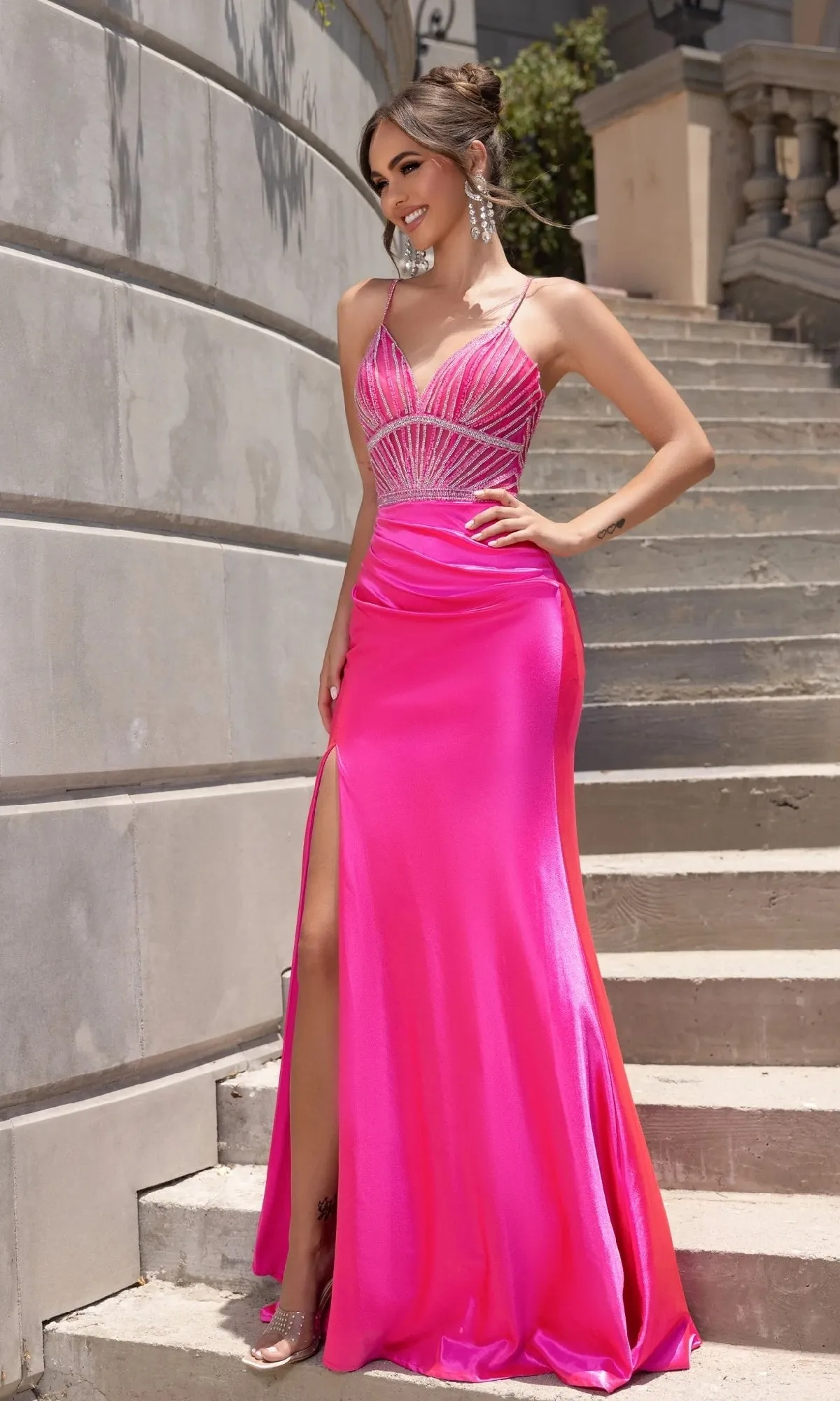 Long Prom Dress: Portia and Scarlett PS25244 sold by PromGirl product image thumbnail 5