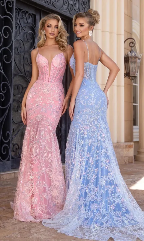 Long Prom Dress: Portia and Scarlett PS25234 sold by PromGirl
