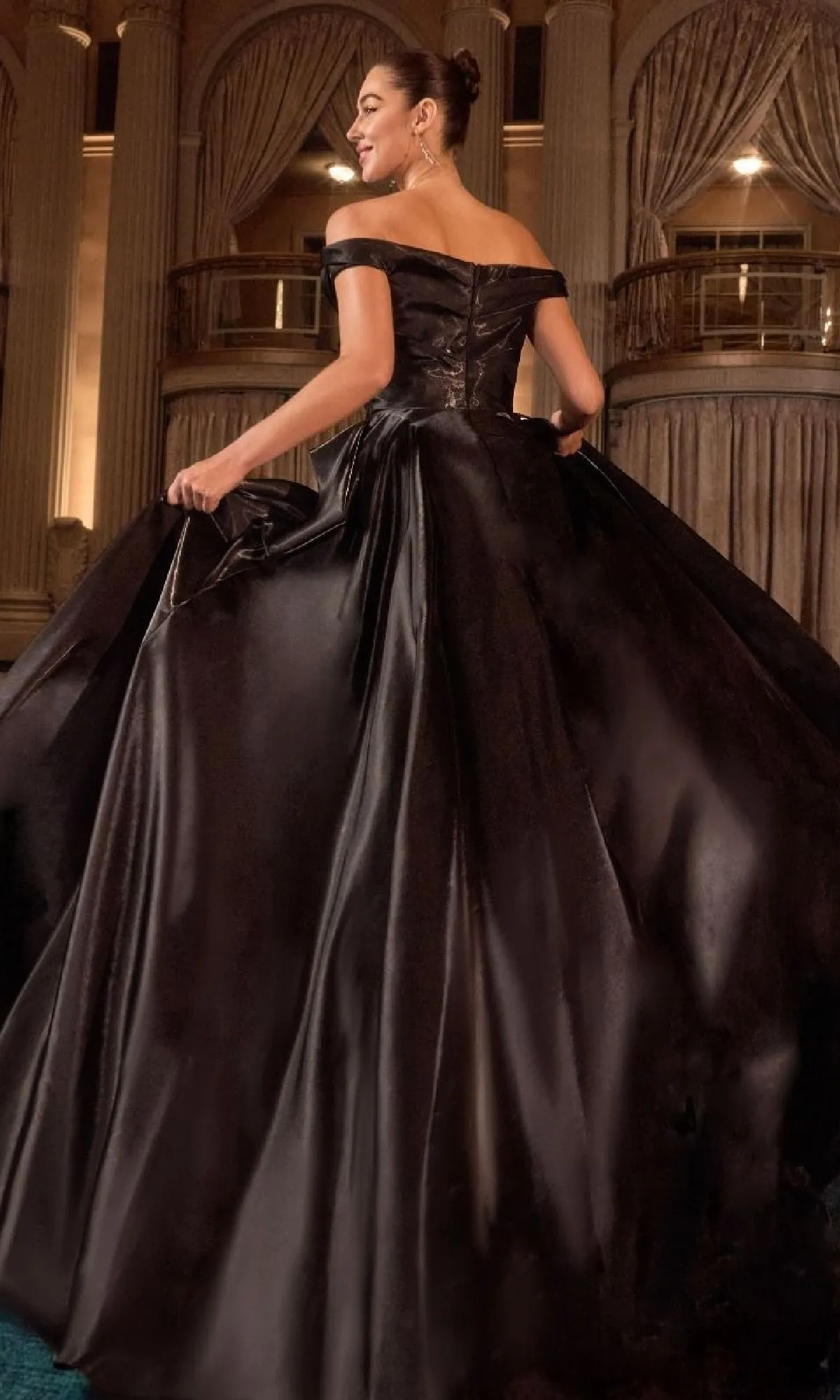 Long Prom Dress: Ladivine J885 sold by PromGirl product image thumbnail 2