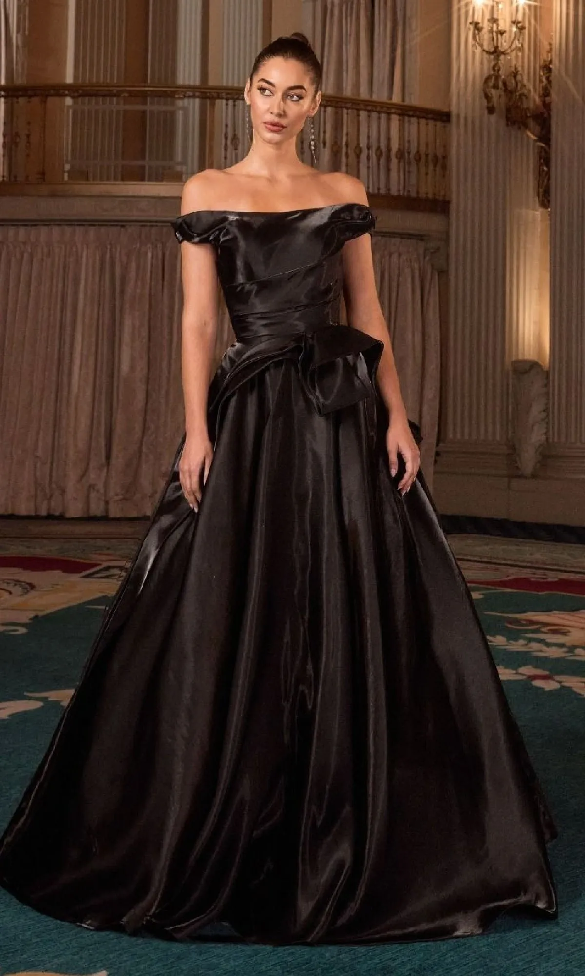 Long Prom Dress: Ladivine J885 sold by PromGirl