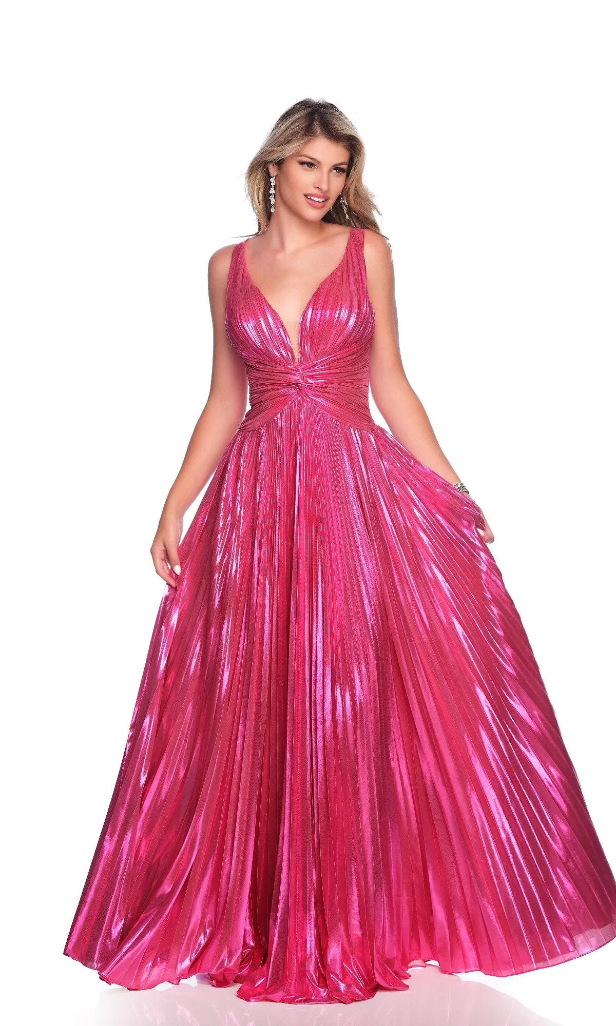 Fuchsia Pink Prom Dress: Dave and Johnny 12078 sold by PromGirl