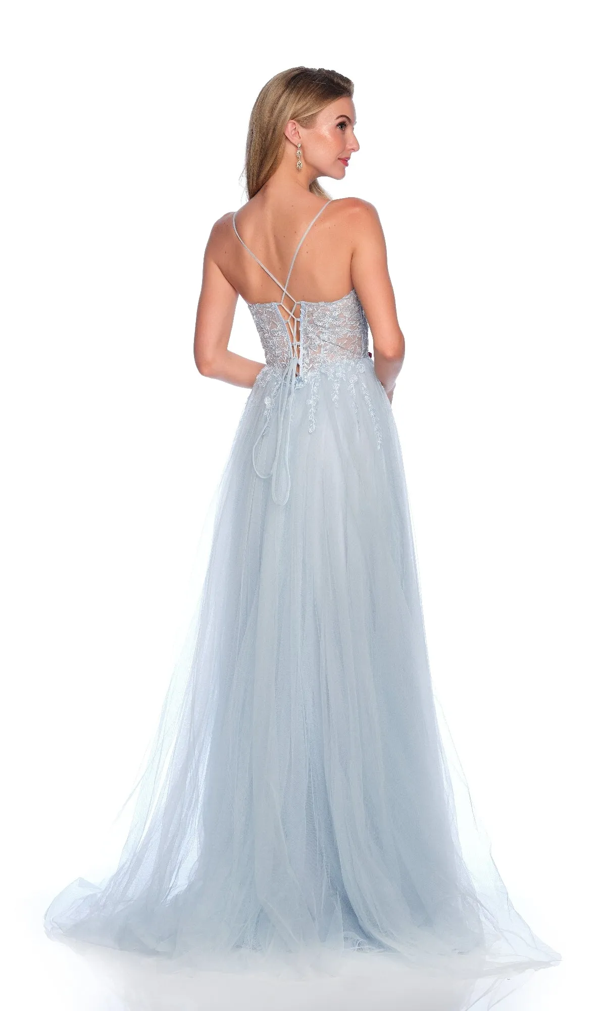 Long Prom Dress: Dave and Johnny 12090 sold by PromGirl product image thumbnail 2