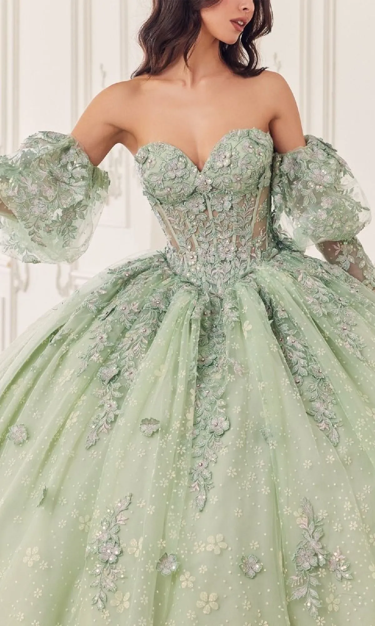 Quinceanera Dress 15722 by Ladivine sold by PromGirl product image thumbnail 4