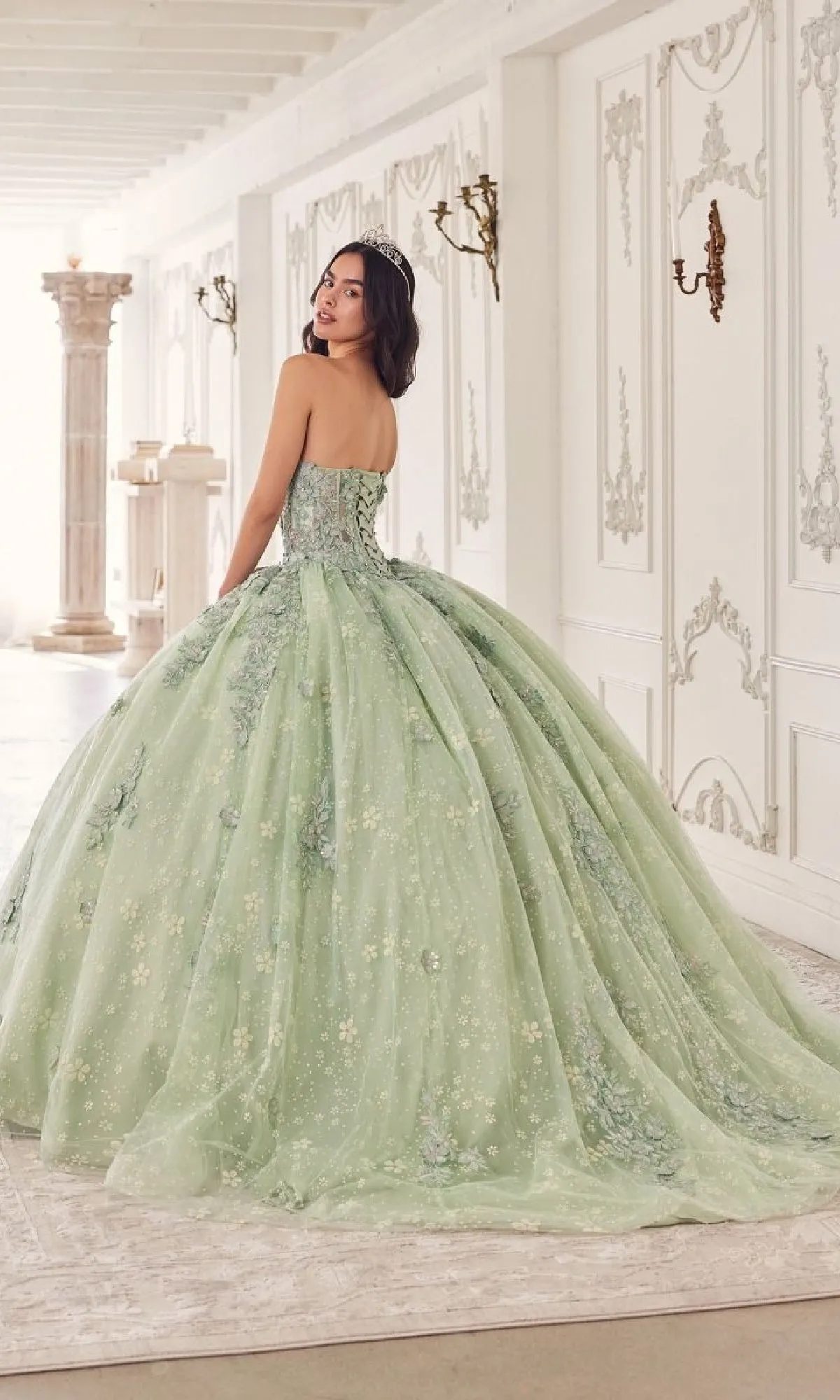 Quinceanera Dress 15722 by Ladivine sold by PromGirl product image thumbnail 2