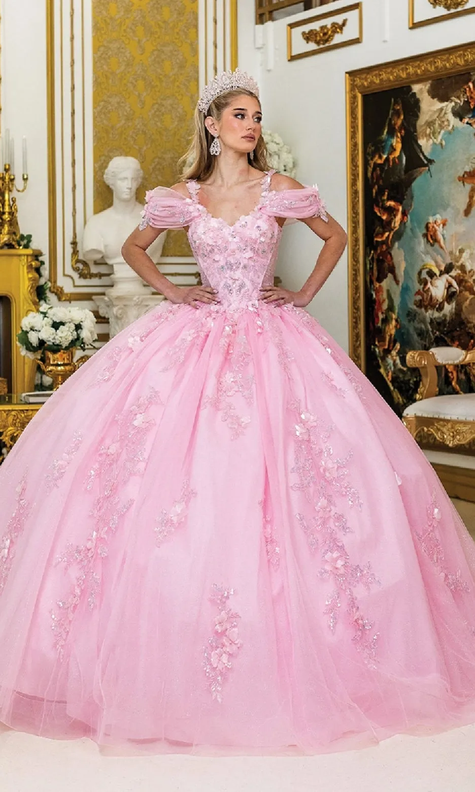 Pink Quinceanera Dress 5009 By Dancing Queen sold by PromGirl